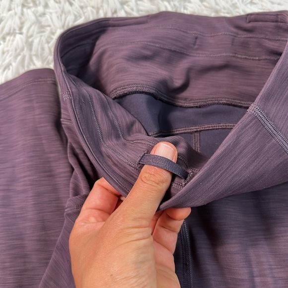 Lululemon Invigorate High-Rise Crop 23" Heathered Black Currant - Picture 3 of 7
